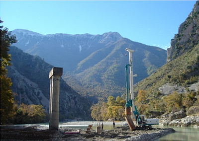 Construction of Bridge Peshtan